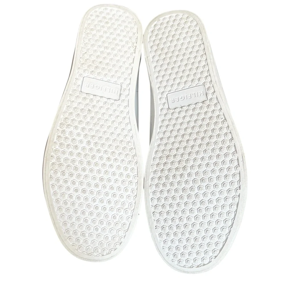 Tommy Hilfiger Henissly Classic White Leather Sneakers size 9.5